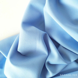 Костюмная ткань Анжелика "Голубой" отрез 0.77 м