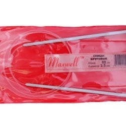 Спицы для вязания круговые Maxwell Red (Тефлон) 3,5 мм 80 см