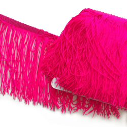 Бахрома Luxe "Розовый неон" 20 см